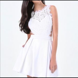 Bebe Formal Carlie Open Back Dress size 8